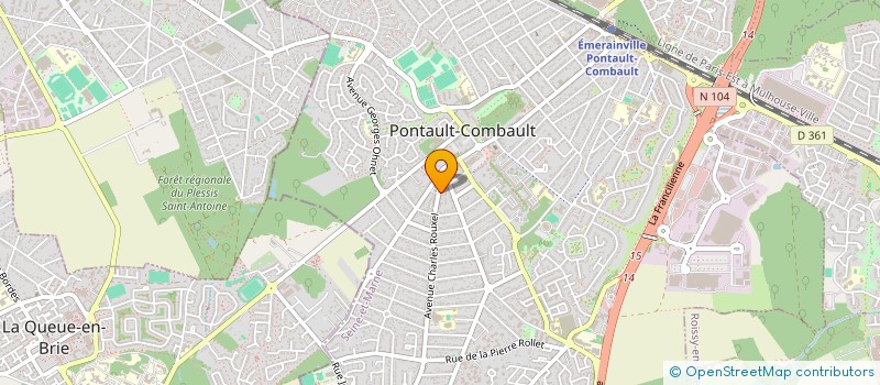 localisation de l'entreprise ALTO SUSHI à PONTAULT-COMBAULT