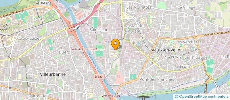 localisation de l'entreprise ALTO-TECH  VILLEURBANNE