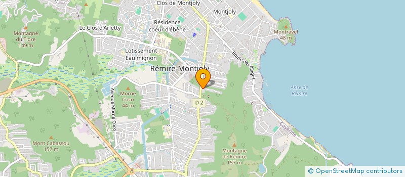 localisation de l'entreprise ALTOA SARL  REMIRE-MONTJOLY