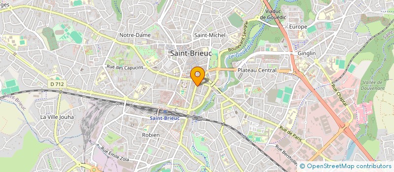 localisation de l'entreprise ALTOBENI HM 22 à SAINT-BRIEUC