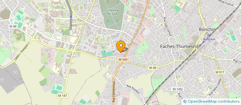 localisation de l'entreprise ALTOCIS-PROPRETE-MANTENANCE-RENOVATION  LILLE