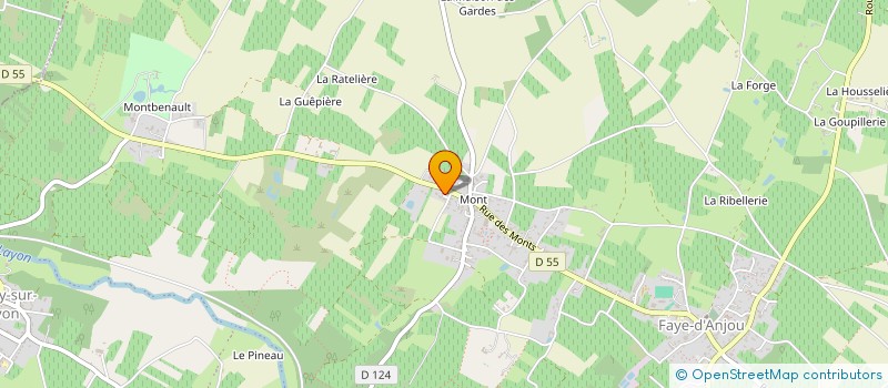 localisation de l'entreprise ALTOLIS GROUPE  BELLEVIGNE-EN-LAYON
