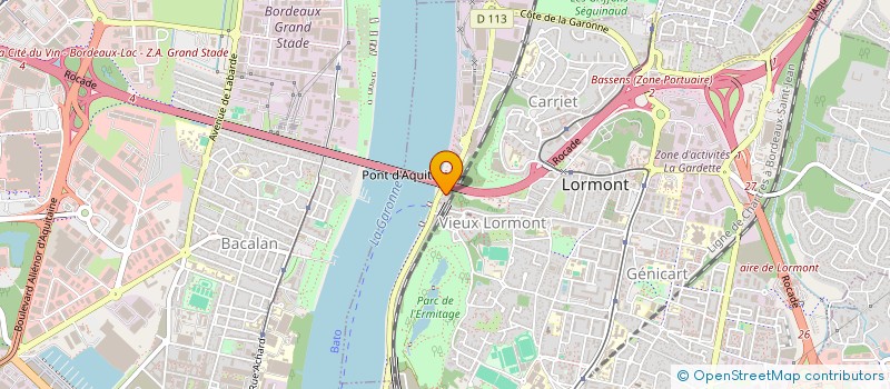 localisation de l'entreprise ALTOM  LORMONT