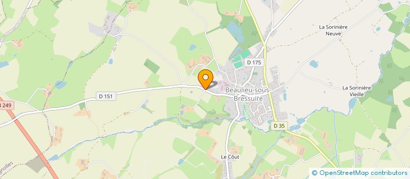 localisation de l'entreprise ALTOM  BRESSUIRE