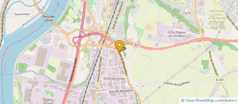 localisation de l'entreprise ALTOMARE LOCATION  VALENCE