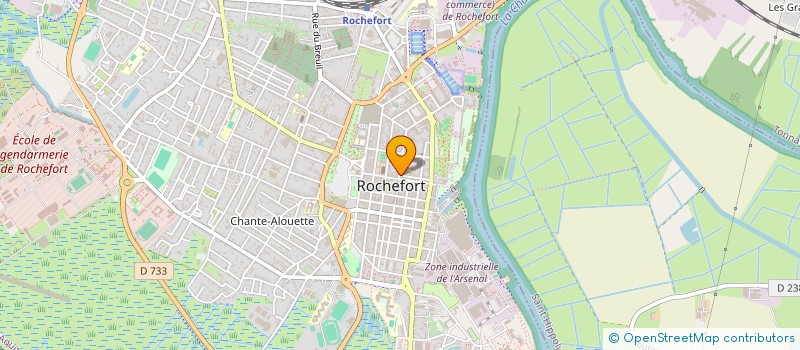 localisation de l'entreprise ALTONA  ROCHEFORT