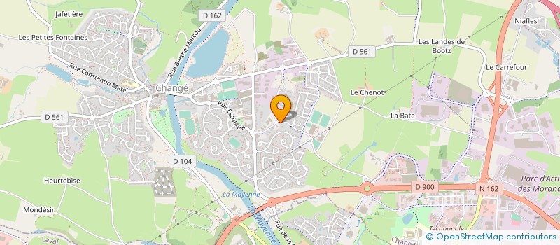 localisation de l'entreprise ALTONEO IMMO à CHANGE
