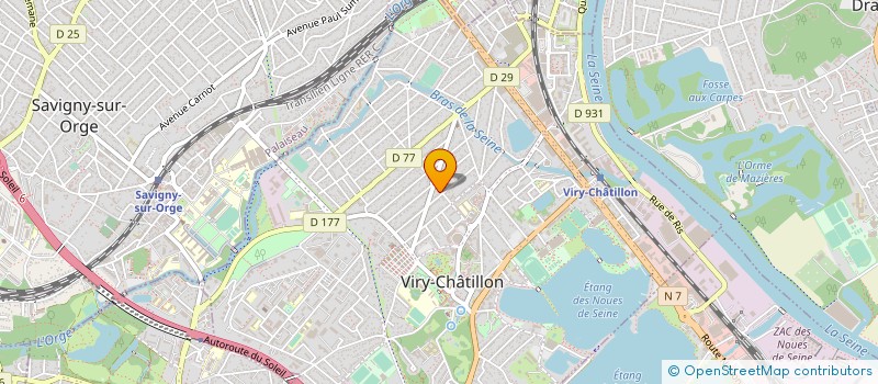localisation de l'entreprise ALTORAT à VIRY-CHATILLON