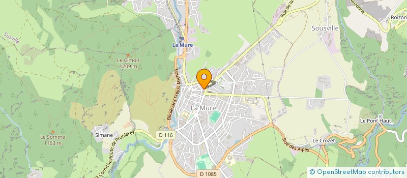 localisation de l'entreprise ALTORIA SOLIS GROUPE  LA MURE