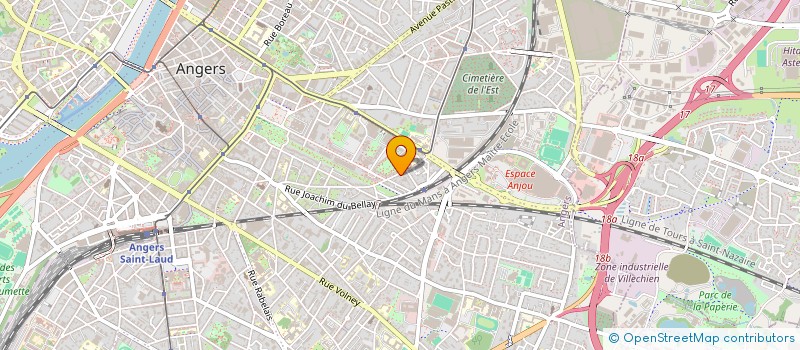 localisation de l'entreprise ALTOS ENERGIE à ANGERS