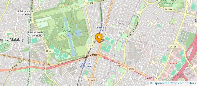 localisation de l'entreprise ALTOUNIAN & CO à ANTONY