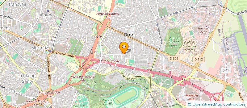 localisation de l'entreprise ALTOUNIAN DEPANNAGE AUTO ET MECANIQUE à BRON