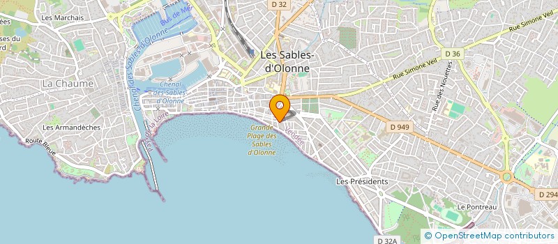 localisation de l'entreprise ALTOVISIO à LES SABLES-D'OLONNE
