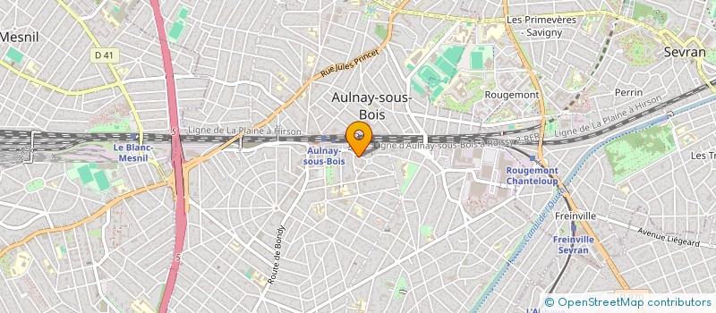 localisation de l'entreprise ALTP à AULNAY-SOUS-BOIS