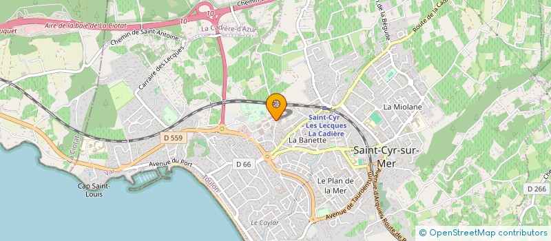 localisation de l'entreprise ALTP à SAINT-CYR-SUR-MER
