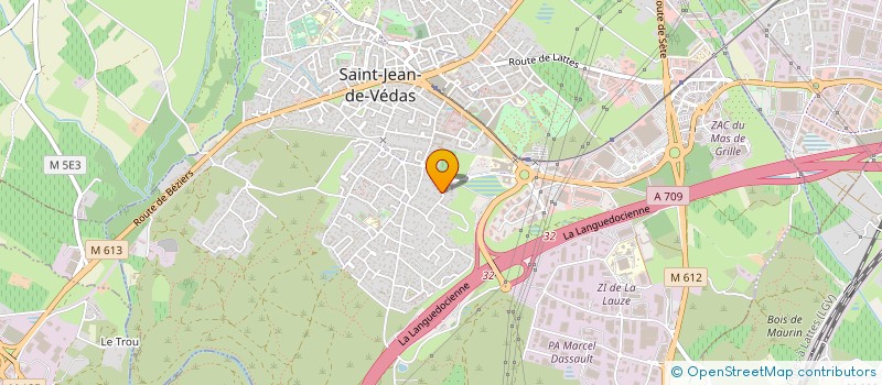 localisation de l'entreprise ALTP à SAINT-JEAN-DE-VEDAS