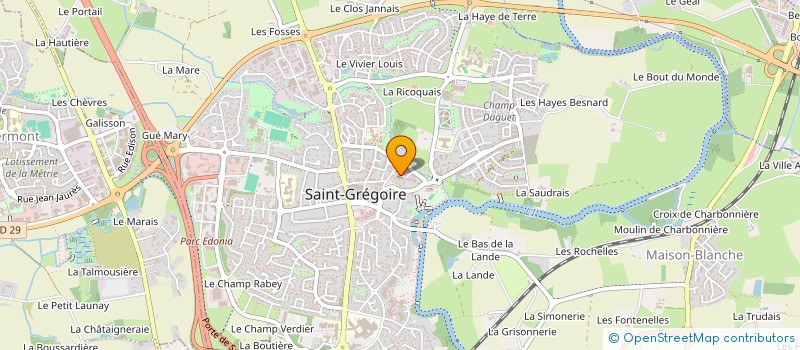 localisation de l'entreprise ALTRA MUNDO  SAINT-GREGOIRE