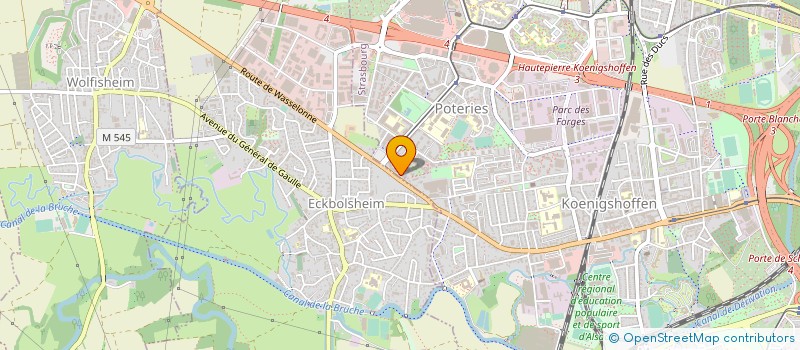 localisation de l'entreprise ALTRADEX  STRASBOURG