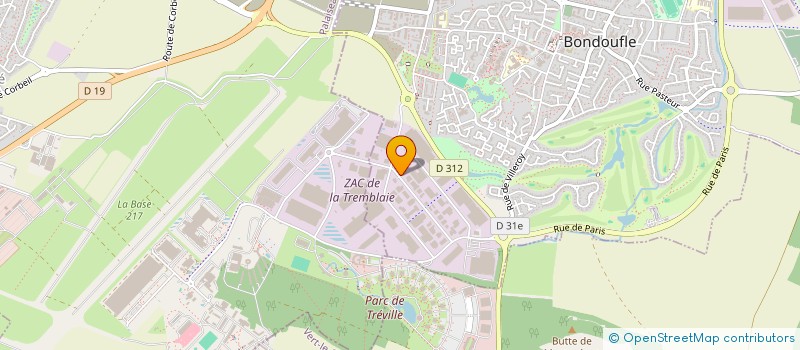 localisation de l'entreprise ALTRAL à BONDOUFLE