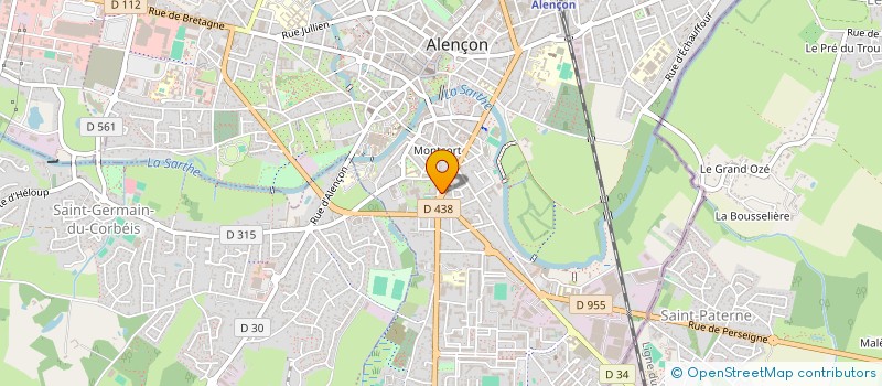 localisation de l'entreprise ALTRAL à ALENCON