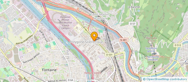 localisation de l'entreprise ALTRANS ENERGIES à GRENOBLE
