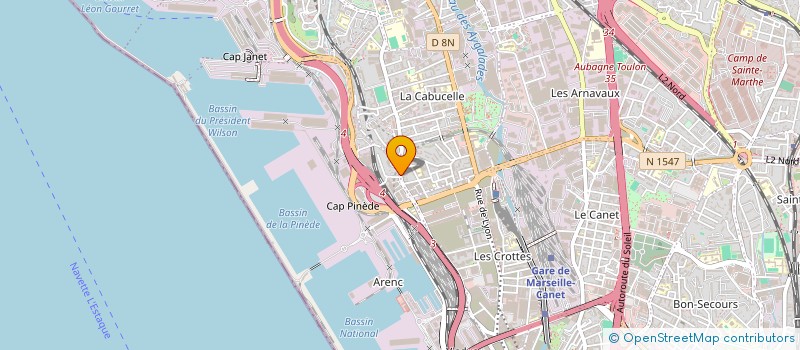 localisation de l'entreprise ALTRANS TM à MARSEILLE