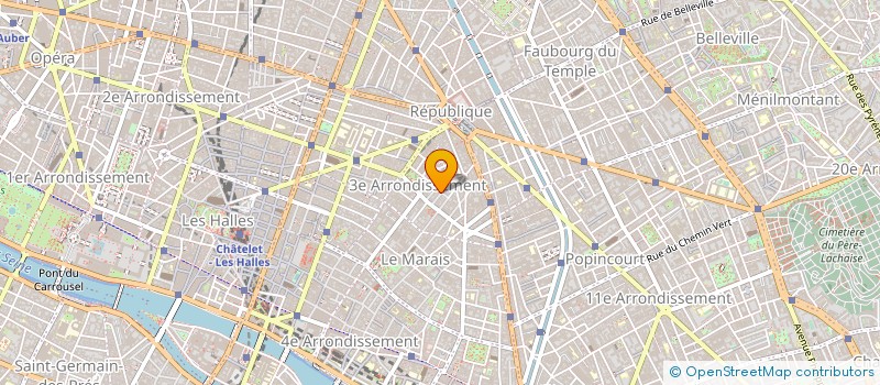 localisation de l'entreprise ALTREX à PARIS
