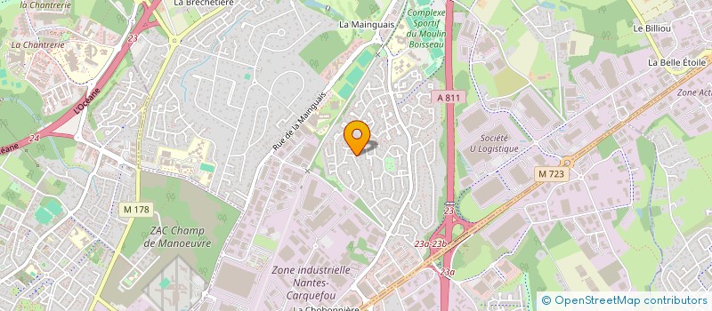 localisation de l'entreprise ALTRI TERRA  CARQUEFOU