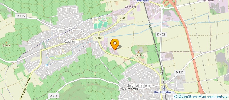 localisation de l'entreprise ALTRICS EST à ROSHEIM