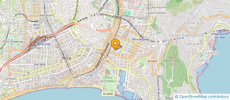 localisation de l'entreprise ALTRIMENTI INGENIERIE à NICE