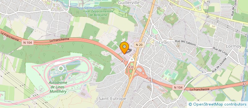localisation de l'entreprise ALTRIS ACCES à LINAS