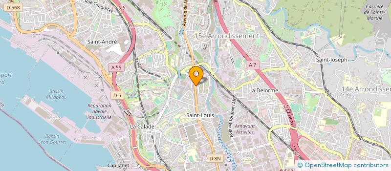 localisation de l'entreprise ALTROFF DIFFUSION à MARSEILLE