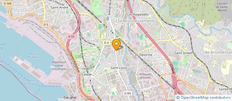 localisation de l'entreprise ALTROFF OPTIQUE à MARSEILLE