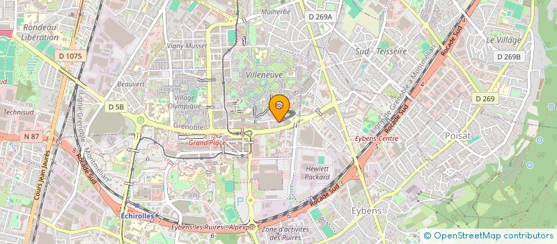 localisation de l'entreprise ALTROS IT à GRENOBLE
