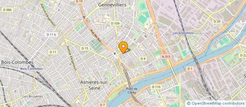 localisation de l'entreprise ALTRUIS MULTISERVICES  GENNEVILLIERS