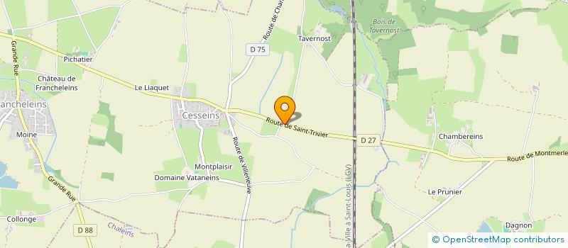 localisation de l'entreprise ALTRUM  FRANCHELEINS