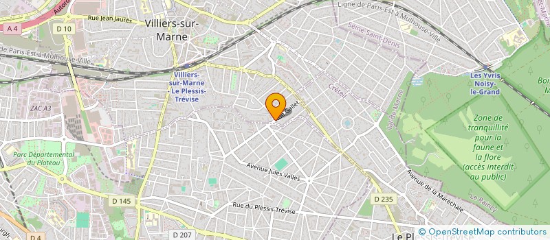 localisation de l'entreprise ALTRURIA à VILLIERS-SUR-MARNE