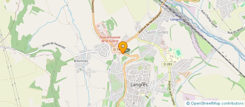 localisation de l'entreprise ALTT MEDICAL 52 à LANGRES