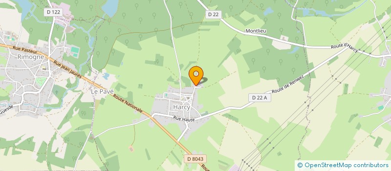 localisation de l'entreprise ALTU 08  HARCY