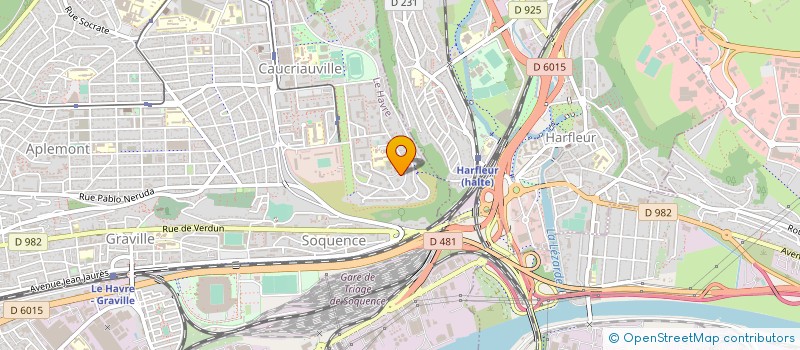 localisation de l'entreprise ALTUN 76 à LE HAVRE