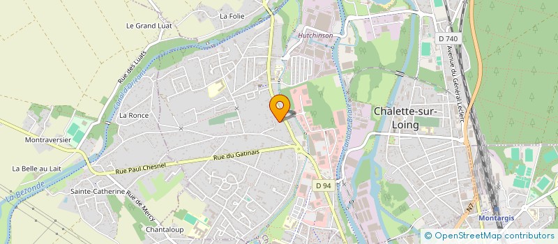 localisation de l'entreprise ALTUN  CHALETTE-SUR-LOING