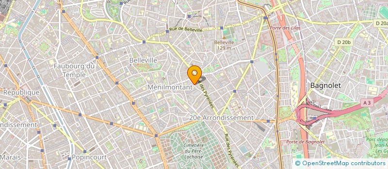 localisation de l'entreprise ALTURA 20  PARIS