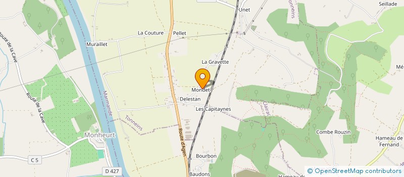 localisation de l'entreprise ALTURA à TONNEINS