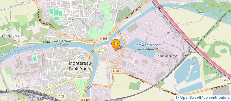 localisation de l'entreprise ALTURA  MONTEREAU-FAULT-YONNE