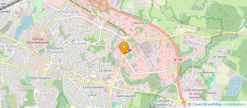 localisation de l'entreprise ALTURA à VANNES