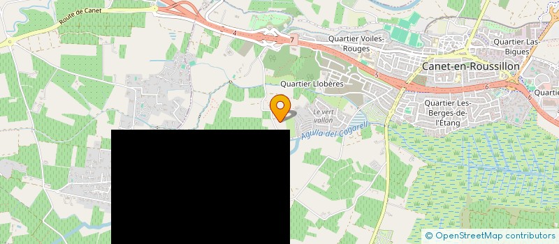 localisation de l'entreprise ALTURA-BLAIN  CANET EN ROUSSILLON