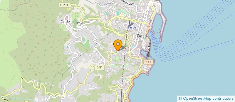 localisation de l'entreprise ALTURA FORMATION à BASTIA