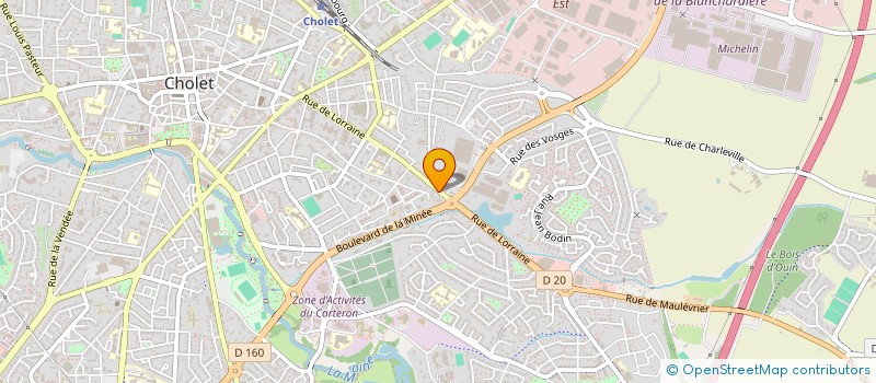 localisation de l'entreprise ALTURA INVEST à CHOLET