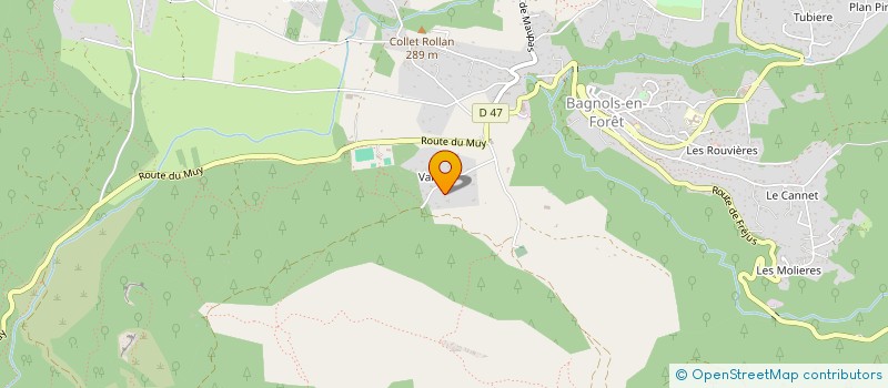 localisation de l'entreprise ALTURA PROMOTION  BAGNOLS-EN-FORET