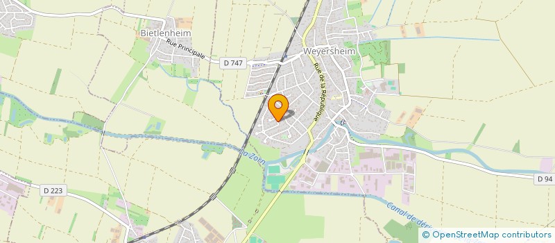 localisation de l'entreprise ALTURA SUPPLY  WEYERSHEIM